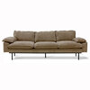 HKliving retro sofa 4 seats corduroy rib brown