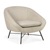 Ethnicraft Barrow lounge chair off white
