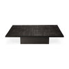 Ethnicraft Teak Tabwa Blok black coffee table 