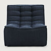 Ethnicraft N701 sofa - 1 seater Graphite