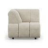 Hkliving Wave couch: Element Left High Arm, Corduroy Rib, Boucle Cream