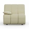 Hkliving Wave couch: Element Left Low Arm, Corduroy Rib, Hay