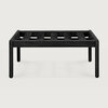 Ethnicraft Outdoor Teak Black Jack Footstool Frame