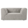HKLIVING Vint Couch Element Loveseat Corduroy Rib, Cream