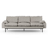 HKliving retro sofa 4 seats Sneak, Light Grey