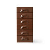 HKLIVING Chest Of 6 Drawers Chocolate