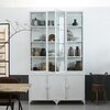 New Routz Detroit 6 deurs vitrinekast white