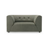 HKLIVING Vint Couch Element Loveseat Linen, Army Green