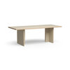 HKLIVING Dining Table Cream Rectangular 220cm