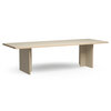 HKLIVING Dining Table Cream Rectangular 280cm
