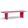 HKLIVING Dining Table Raspberry Rectangular 280cm