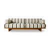 HKLIVING Outdoor Sofa Teak chalkstripe