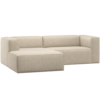 WOOOD Essentials Bean Chaise Longue Bank Links Beige Melange