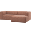 WOOOD Essentials Bean Chaise Longue Bank Rechts Terra Melange
