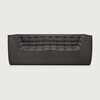 Ethnicraft N701 2 Zits Bank Dark Grey