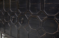 WOOOD Essentials Bequest tv-meubel hout zwart