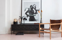 WOOOD Essentials Bequest tv-meubel hout zwart