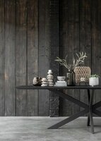 Timeless Dining Table Curves rectangular black 