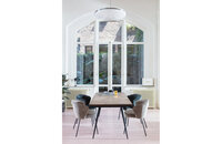 WOOOD Essentials Admit eetkamerstoel fluweel khaki