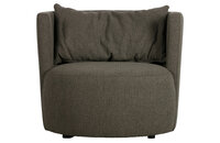 Vtwonen Explore fauteuil boucl&eacute; bruin