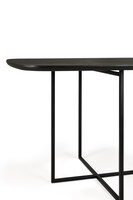 Ethnicraft Oak Arc black dining table 220
