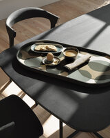 Ethnicraft Oak Arc black dining table 220