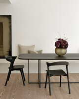 Ethnicraft Oak Arc black dining table 220