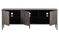 WOOOD Premium Gravure tv meubel 150 cm essen espresso