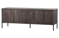 WOOOD Premium Gravure tv meubel 150 cm essen espresso
