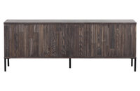 WOOOD Premium Gravure tv meubel 150 cm essen espresso