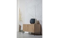 WOOOD Premium Gravure tv meubel 100 cm eiken blanke lak 