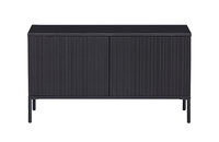 WOOOD Premium Gravure tv meubel 100 cm grenen zwart