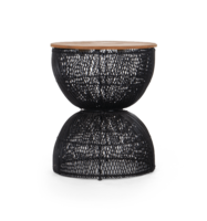 dBodhi Collectabels Wave Bijzettafel Charcoal