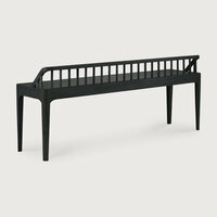 Ethnicraft Spindle black bench 