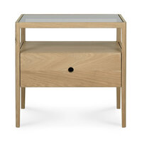 Ethnicraft oak Spindle bedside