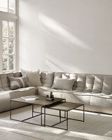 Ethnicraft Pentagon nesting coffee table set of 2