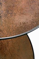 Bronze Copper Nesting coffee table set