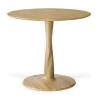 Ethnicraft Oak Torsion dining table 90 cm
