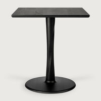 Ethnicraft Oak Torsion square black dining table