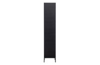WOOOD Premium New Gravure hoge kast met lade grenen zwart