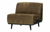 WOOOD Premium Statement 1-zits Element Brede Platte Rib Rock