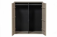 Vtwonen Daily Closet Double 110x100cm Grenen Dakargrau [FSC]