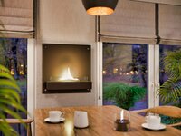 Tenderflame Solo 180 wandhaard black metall