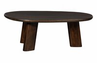 WOOOD Essentials roundly salontafel mango hout walnoot