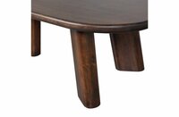 WOOOD Essentials roundly salontafel mango hout walnoot