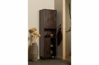 WOOOD Premium Draw 4-deurs opbergkast mango hout walnoot