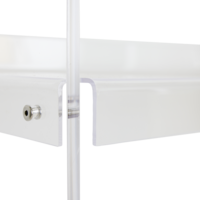 HKLIVING Modular acrylic cabinet 240 cm clear
