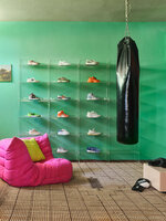 HKLIVING Modular acrylic cabinet 240 cm clear