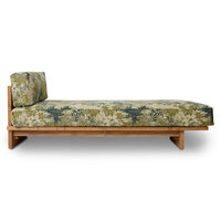 HKliving outdoor daybed teak botanical
