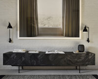 Ethnicraft Graphic TV cupboard 1 flip door-2 drawers